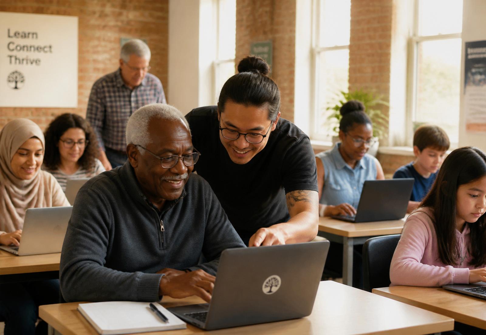 Multigenerational learners at the Community Technology Center